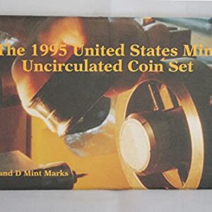 1995 United States Mint Uncirculated Coin Set (U95) in Original Government Packaging