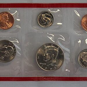 1995 United States Mint Uncirculated Coin Set (U95) in Original Government Packaging