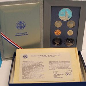 1986 us mint prestige proof set original government packaging