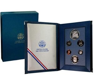 1987 us mint prestige proof set original government packaging