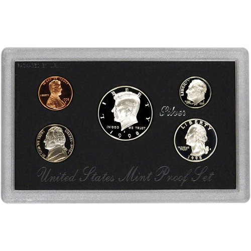 1998 US Mint Premier Silver Proof Set