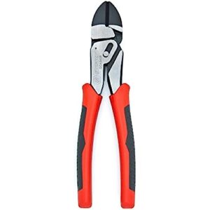 crescent 8" diagonal compound action dual material cutting plier - cca5428 , red