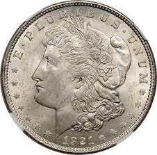 1921 No Mint Mark Morgan Dollar PCGS MS-64