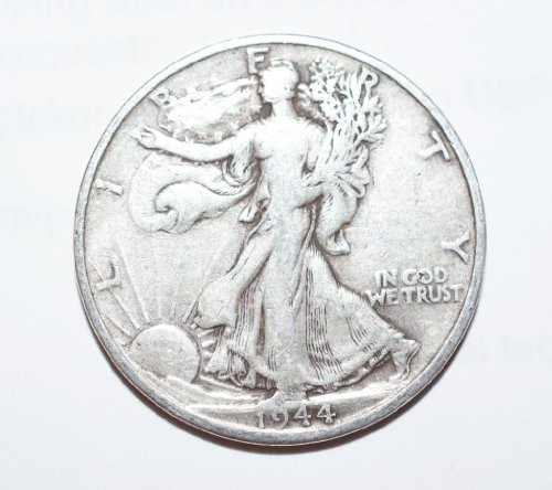 1944 No Mint Mark Walking Liberty Half Half Dollar wlh Seller Good