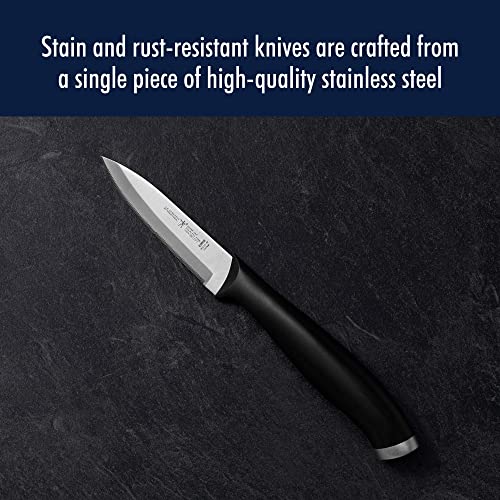 HENCKELS Silvercap Razor-Sharp 3-Piece Kitchen Knife Set, Chef Knife, Paring Knife, Utility Knife, German Engineered Informed by 100+ Years of Mastery