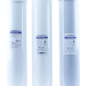 Water Filters - Sediment/GAC/Carbon (Pack of 3) | 4.5" x 20"