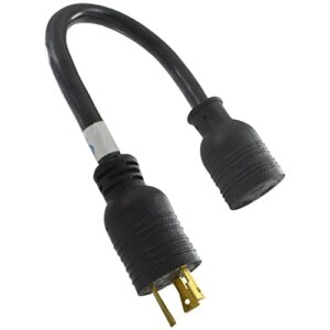 conntek pl620l630 l6-20p male plug to l6-30r female connector locking adapter cord