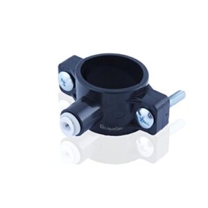liquagen - drain saddle valve w/ 1/4" quick connect for reverse osmosis systems (drain connection)