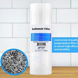 Sediment Melt Blown Water Filters 10x2.5" Standard 50 Micron 50 Pack