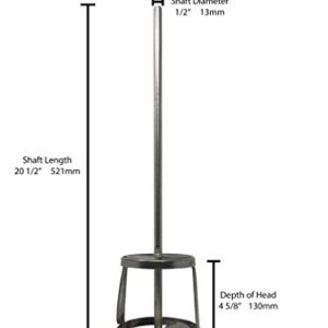 Jiffy Mixer CO. PS-1 1/2" Shaft 5-10 Gallon Stainless Steel Mixing Blade