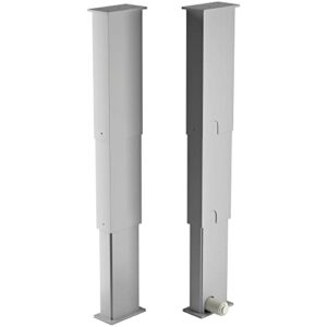 Height Adjustable Dual Lifting Column Set - 24VDC Brushed DC Motor Height Range (24 to 56) for Industrial, Home, Office Automation FLT-07 Model