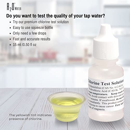 A2O Water - Made in USA, Chlorine Test Solution