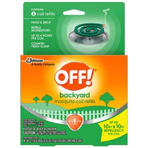 off! mosquito coil refills 6 count (pack of 2)