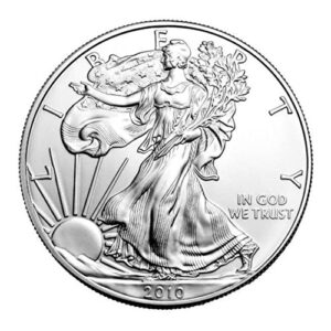 2010 No Mint Mark 2010 American Silver Eagle Dollar Seller Choice Uncirculated