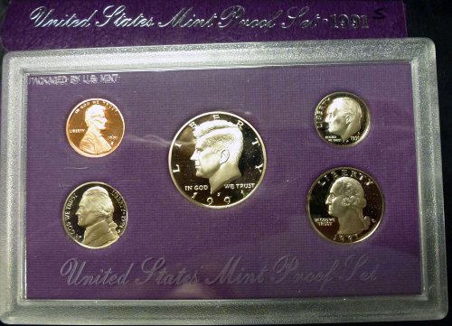 1991 S Proof Set Various US Mint Original Mint Pkg