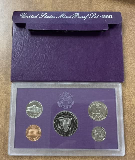 1991 S Proof Set Various US Mint Original Mint Pkg