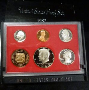 1982 s u.s. mint proof set original mint pkg