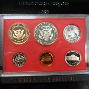 1982 S U.S. Mint Proof Set Original Mint Pkg