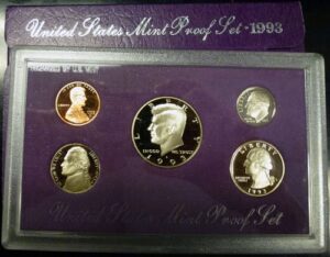 1993 u.s. mint proof set original mint pkg