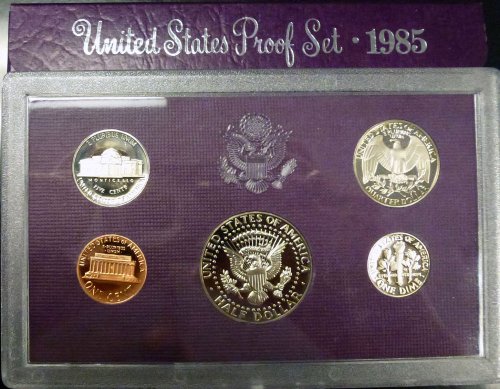 1985 U.S. Mint Proof Set Original Mint Pkg