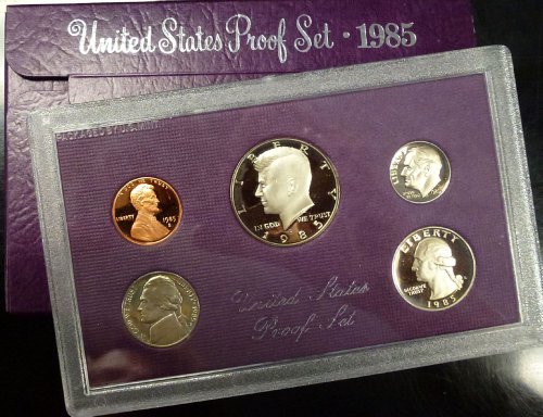 1985 U.S. Mint Proof Set Original Mint Pkg