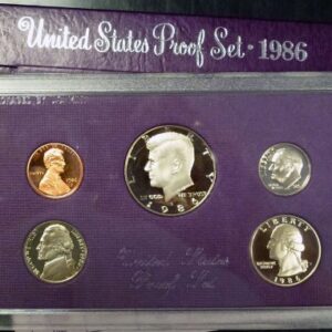 1986 U.S. Mint Proof Set Original Mint Pkg