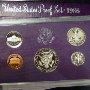 1986 U.S. Mint Proof Set Original Mint Pkg