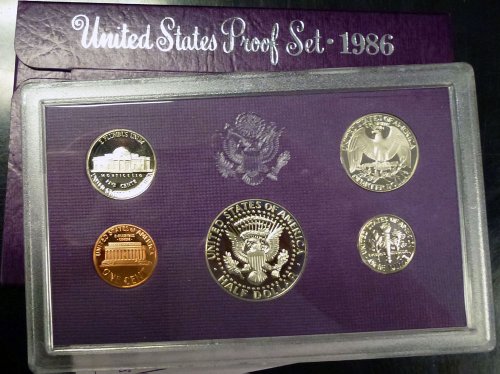 1986 U.S. Mint Proof Set Original Mint Pkg