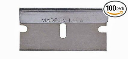 Stainless Steel Single Edge Razor Blades (100 Pack)