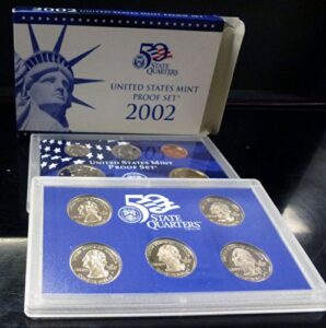 2002 s proof set various us mint original mint package