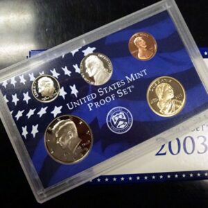 2003 U.S. Mint Proof Set Original Mint Package