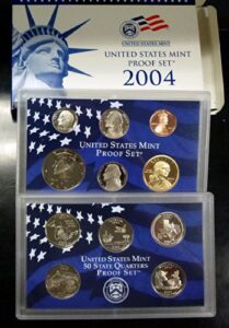 2004 u.s. mint proof set original mint package