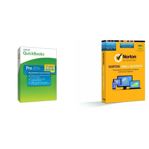 QuickBooks Pro for 3 Users and Norton Small Business for 10 Devices Bundle