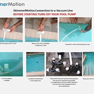 SkimmerMotion Cap Plug for Direct Connection to The Suction Port - The Automatic Pool Skimmer - Connect Direct in Your Pool Vacuum line