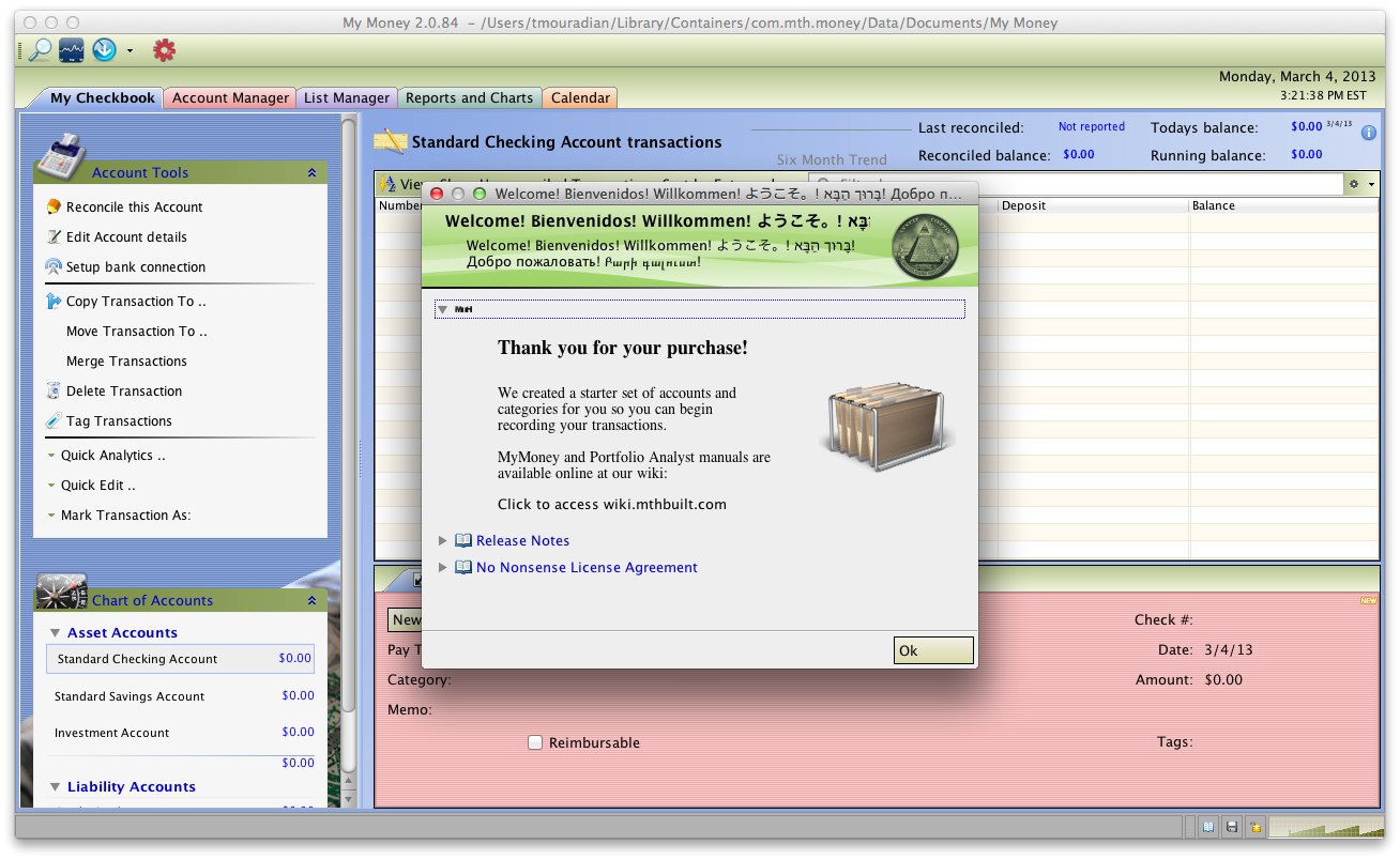 MyMoney 2.0 (Mac) [Download]