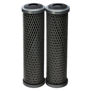 culligan scwh-5 standard-duty whole house water filter replacement cartridges, 2-pack, black