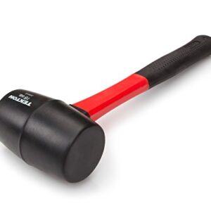 TEKTON 16 oz. Fiberglass Handle Rubber Mallet | 30603 , Black