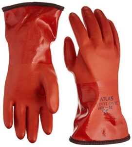 atlas glove 460 atlas vinylove cold resistant insulated gloves - unit: single pair (1) - size: medium