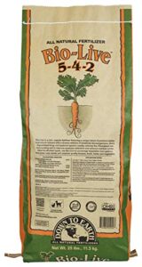down to earth organic bio-live fertilizer mix 5-4-2, 25 lb