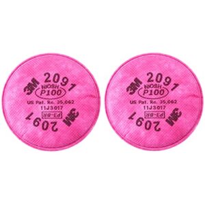 3m 2091 p100 particulate filter, 3 pairs