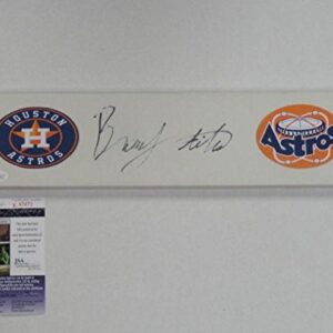 Brady Aiken Signed Pitching Rubber Houston Astros #1 Pick Stud Mound Jsa Coa - MLB Autographed Miscellaneous Items