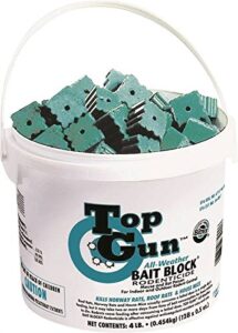 jt eaton 750 top gun bait block rodenticide with stop-feed action and bitrex for mice and rats (128-pack)