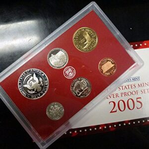 2005 S Silver Proof Set Various US Mint Ogp