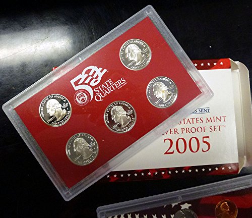 2005 S Silver Proof Set Various US Mint Ogp