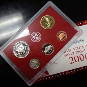 2006 S Silver Proof Set, may have natural toning on silver Various US Mint Proof