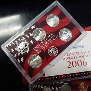 2006 S Silver Proof Set, may have natural toning on silver Various US Mint Proof