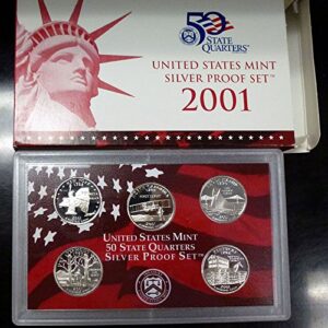 2001 U.S. Mint Silver Proof Set Set Uncirculated