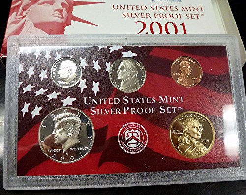 2001 U.S. Mint Silver Proof Set Set Uncirculated