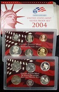 2004 u.s. mint silver proof set set uncirculated