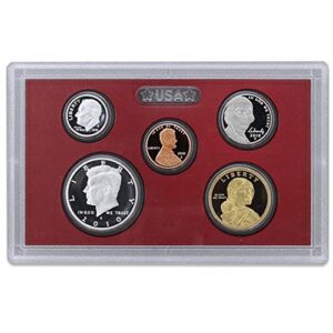 2010 S Silver Proof Set with damaged box Various US Mint Proof